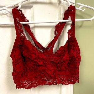 Target Xhilaration Red Bralette